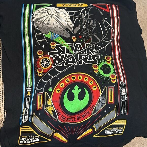 Sz L Star Wars Celebration 2019 Chicago tshirt A New Hope - Picture 6 of 7